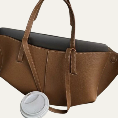 VogeLuxe | Women’s Soft Oversized Leather Tote Bag