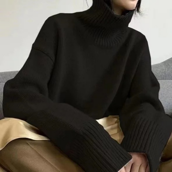 Cozy Women's Winter Turtleneck Sweater