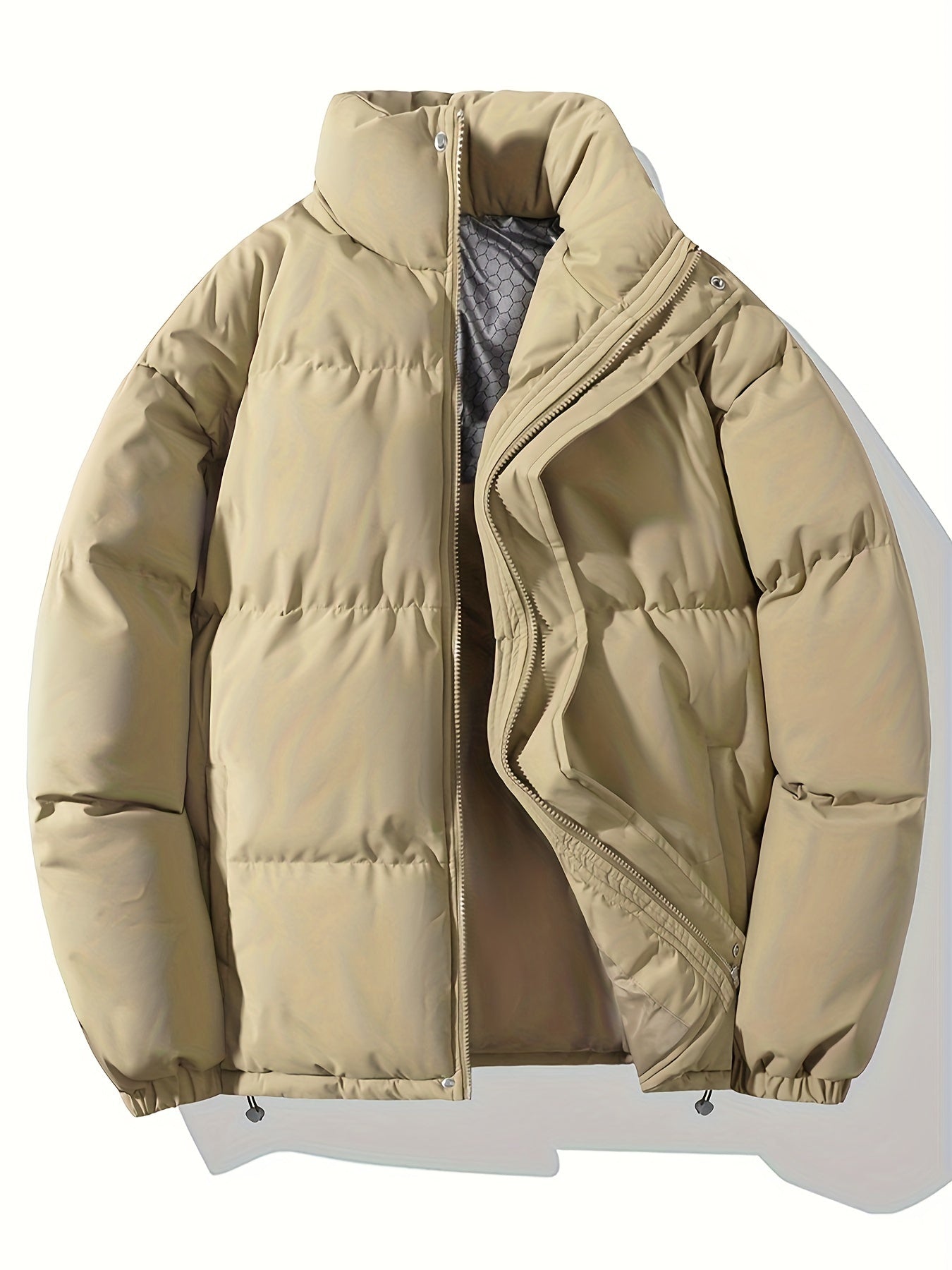 Cozy Waterproof Mens Winter Coat with Pockets