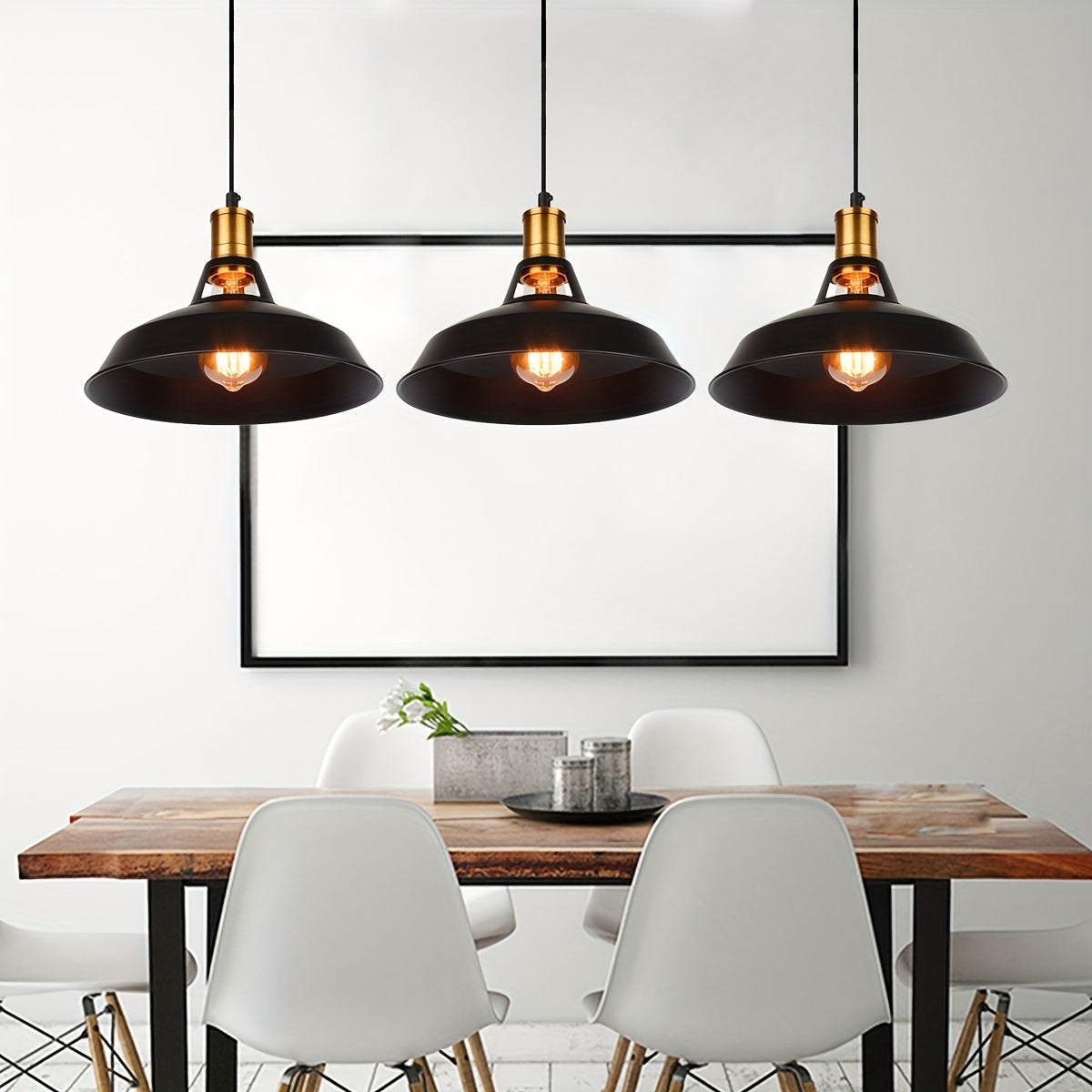 Rustic Bronze Pendant Lighting Set (3-Pack) - VogeLuxe