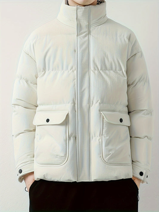 Comfortable Insulated Classic Puffer Men's Winter Coat - VogeLuxe