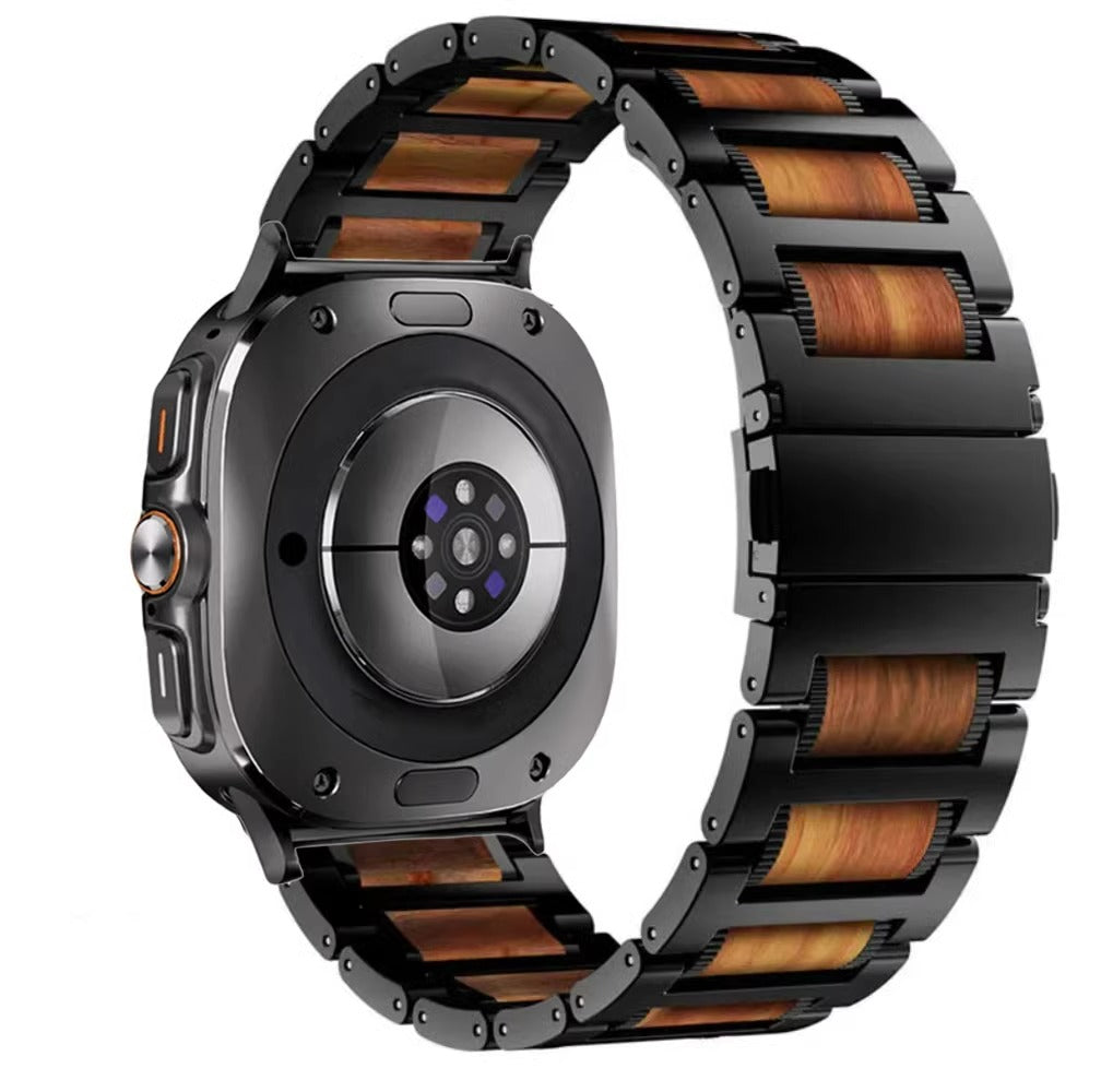 Genuine Leather Brown Strap For Samsung Watch Ultra - VogeLuxe