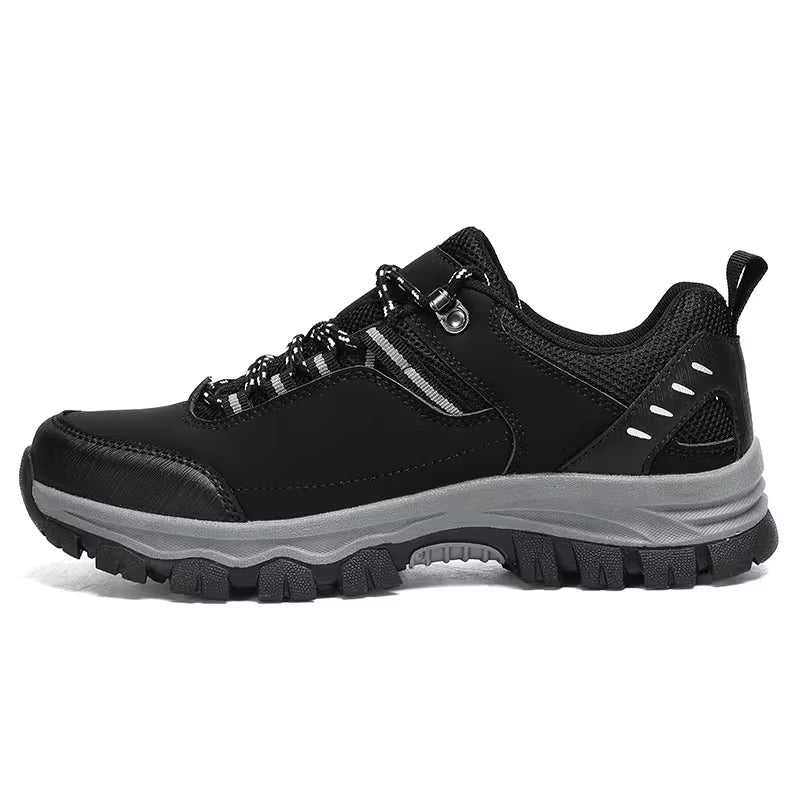 Men's Breathable Hiking Shoes - Grip Sole Trail Runners - VogeLuxe