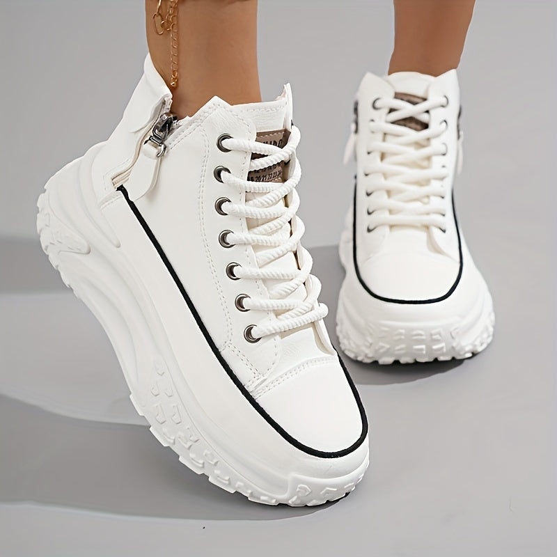 Comfortable Women's High Top Sneakers For Daily Wear