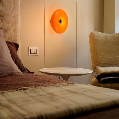Contemporary Round LED Wall Light - VogeLuxe