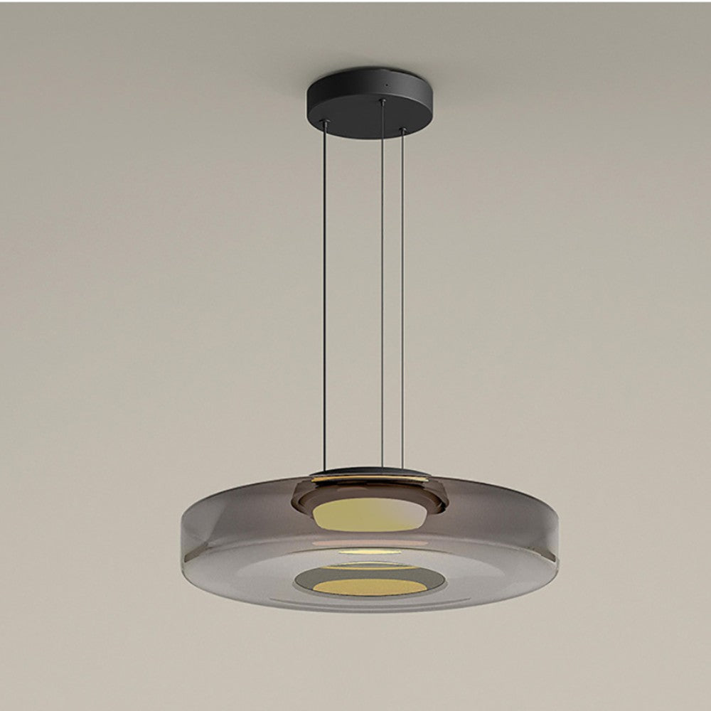 Modern Glass Drop Ceiling Light Fixture