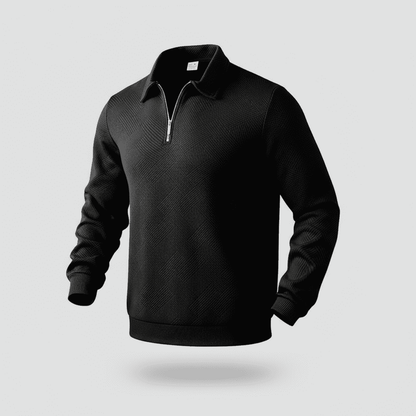 VogeLuxe | Men’s Cashmere Zipper Sweater