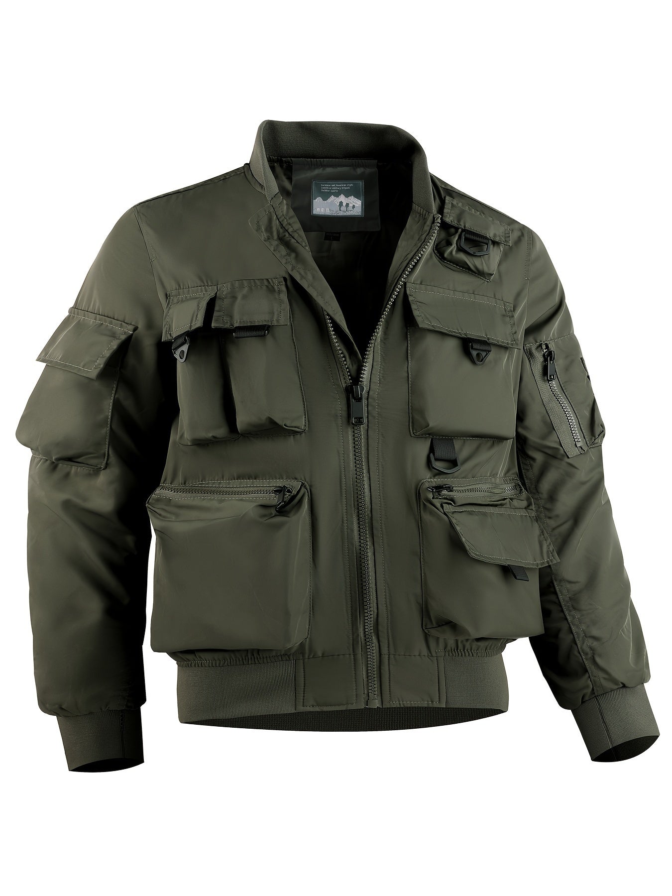 Waterproof Mens Tactical Jacket with Multiple Pockets