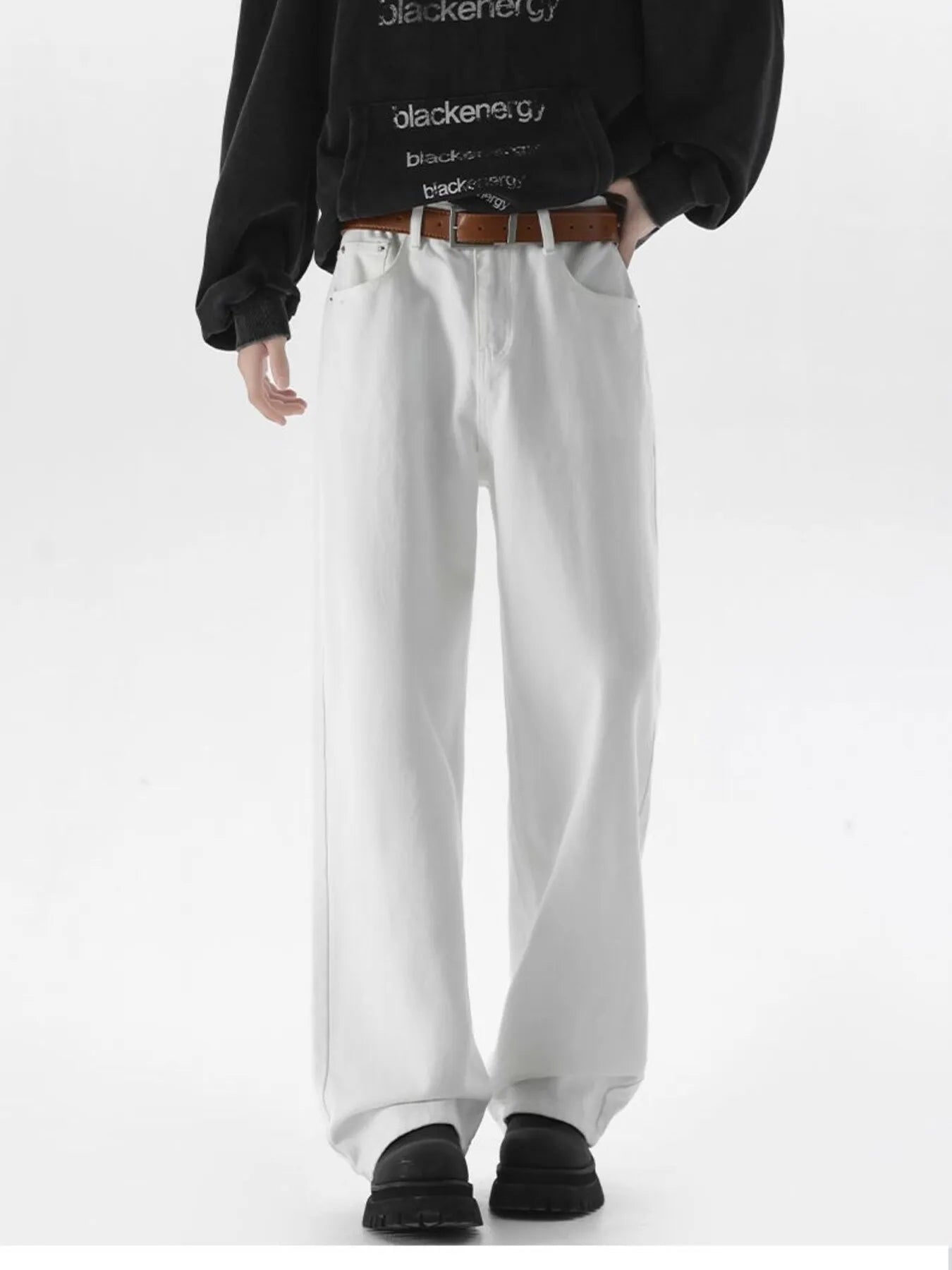 Curvy Fit Loose Denim Jeans