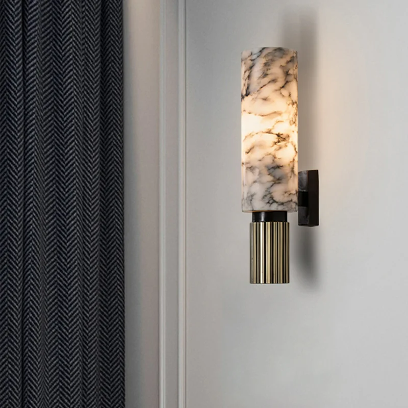 Elegant Marble Wall Light Fixture - VogeLuxe