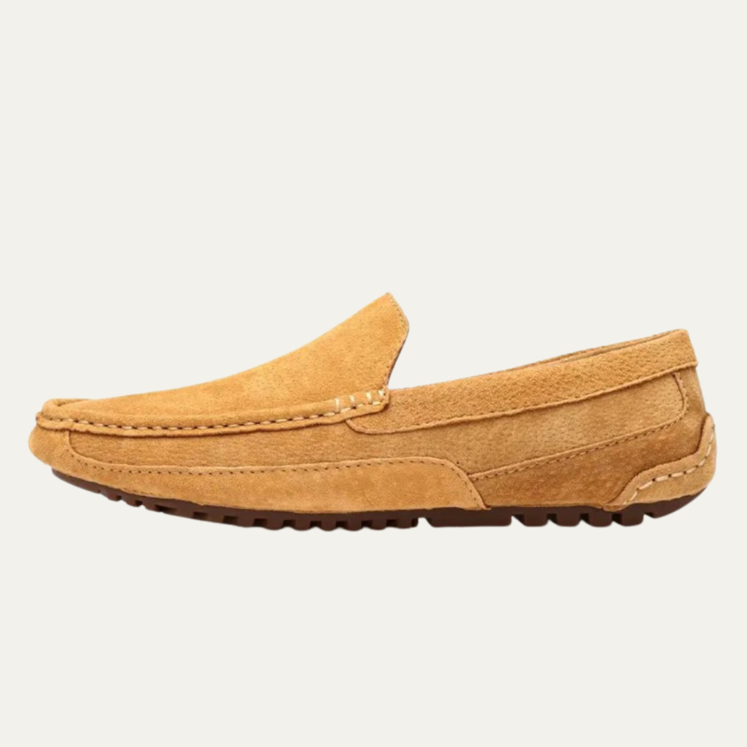 VogeLuxe | Men’s Suede Hand-Stitched Moccasins