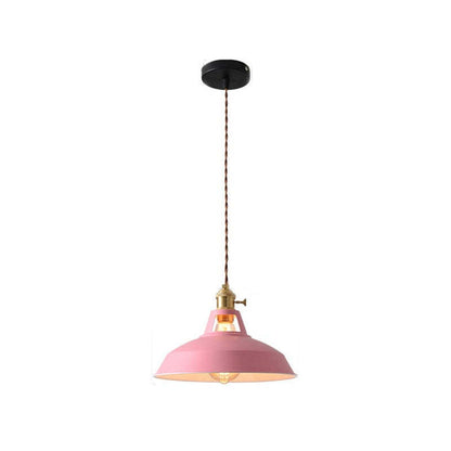 Vibrant Color Metal Pendant Light Fixture