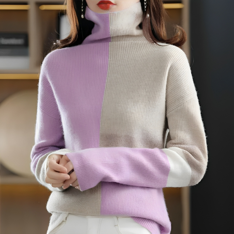 Cozy Women's Winter Turtleneck Sweater