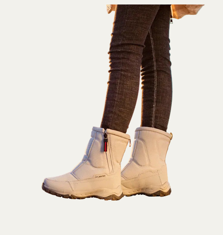 VogeLuxe | Women’s Mid Calf Quilted Winter Snow Boots