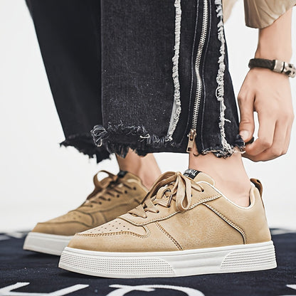 Comfy Men's Low Top Lace Up Casual Shoes