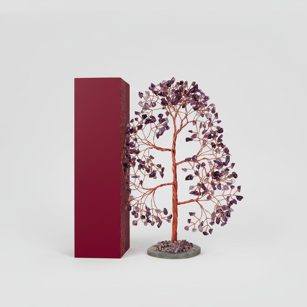 Healing Crystal Gemstone Tree Figurine Decoration