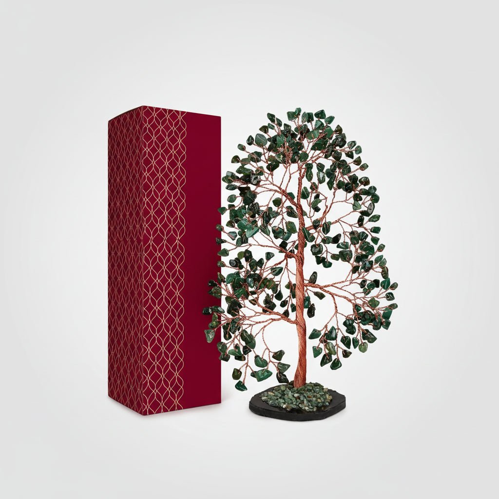 Healing Crystal Gemstone Tree Figurine Decoration