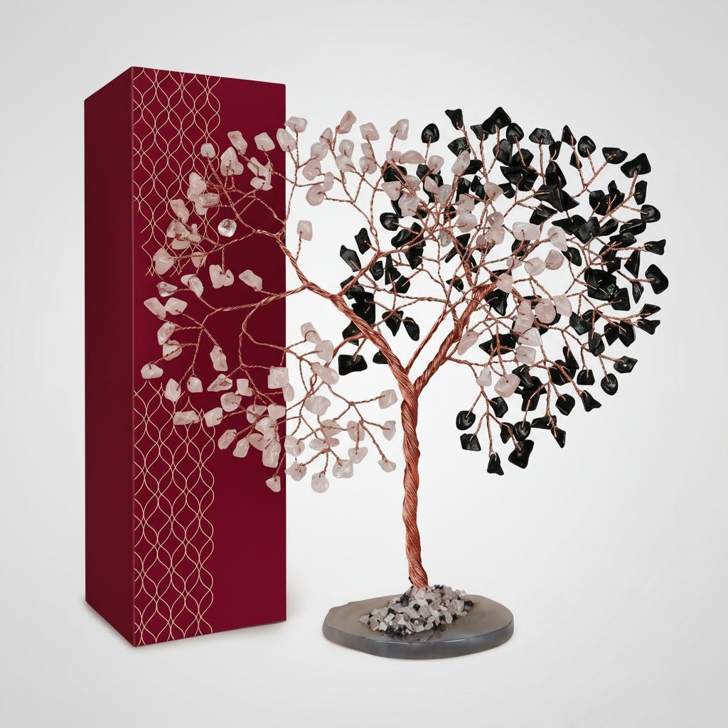 Healing Crystal Gemstone Tree Figurine Decoration