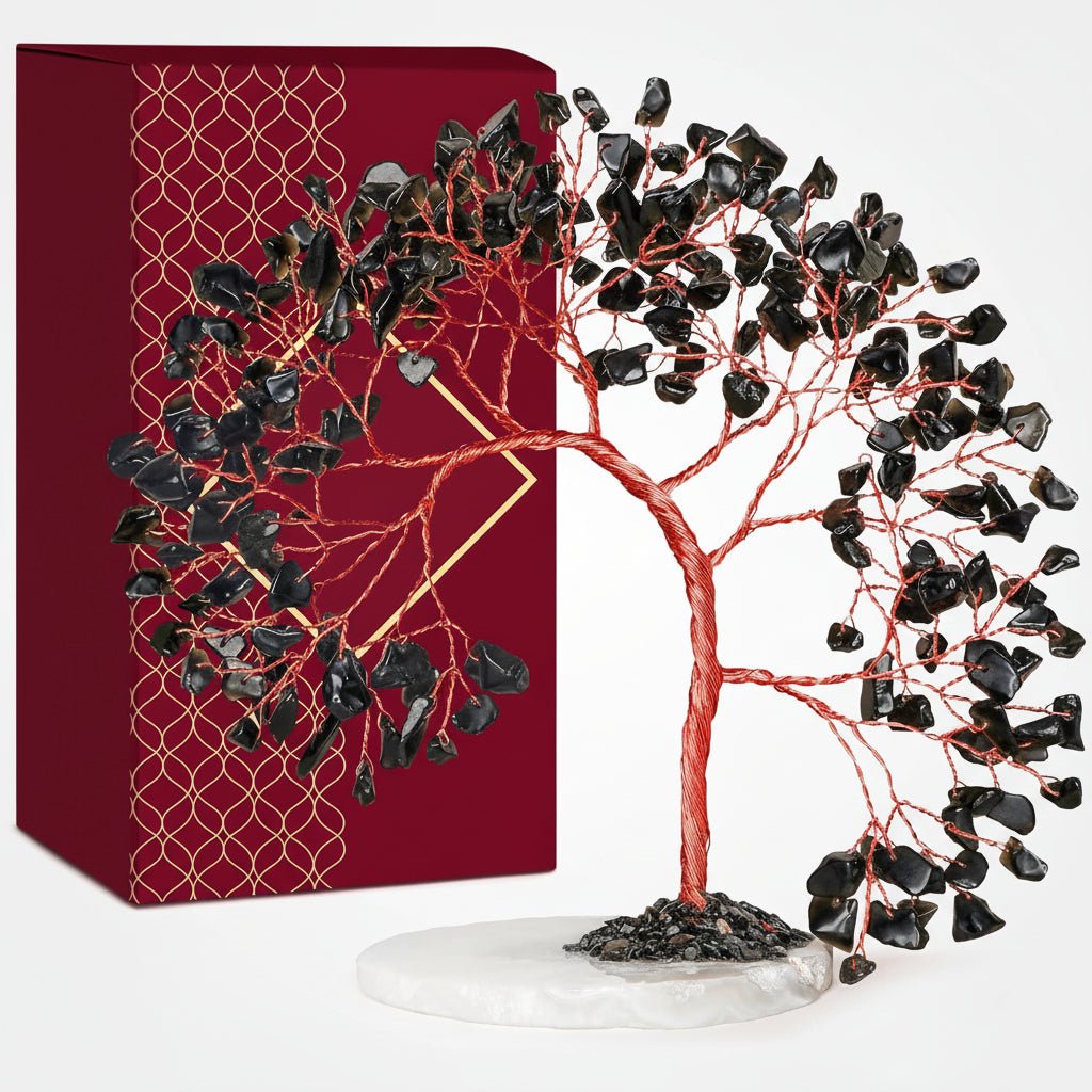 Healing Crystal Gemstone Tree Figurine Decoration