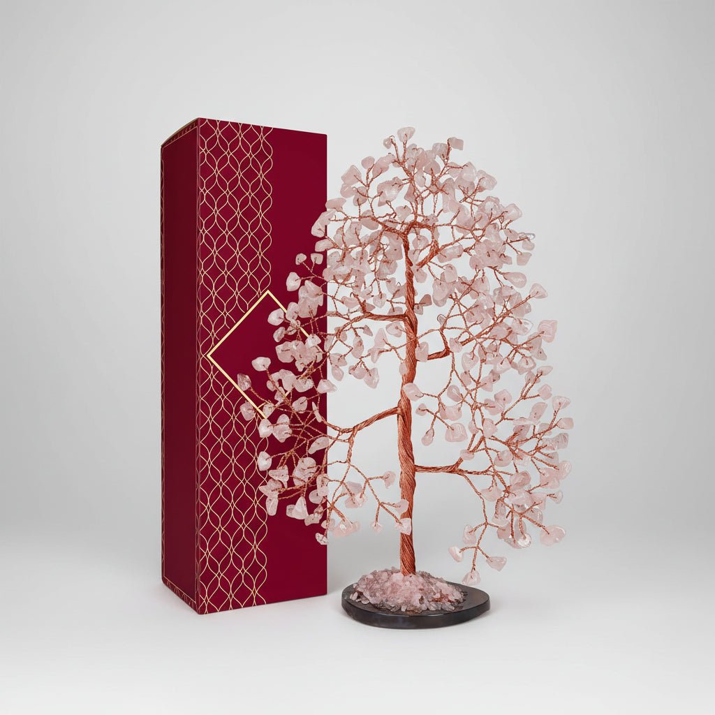 Healing Crystal Gemstone Tree Figurine Decoration