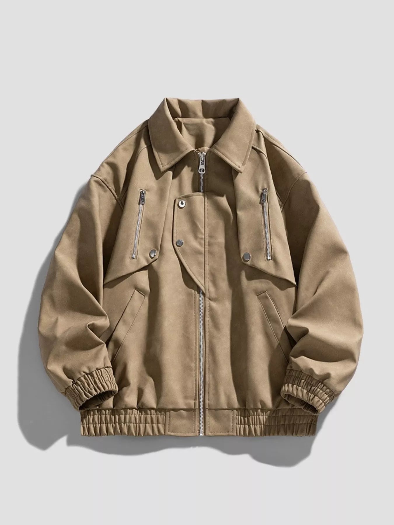 Big and Tall Zip Up Coat
