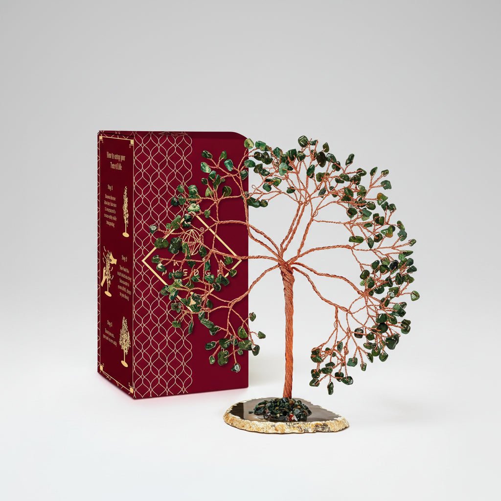 Healing Crystal Gemstone Tree Figurine Decoration