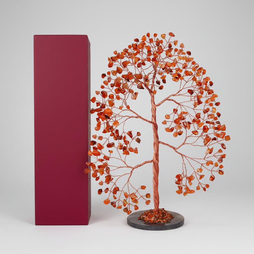 Healing Crystal Gemstone Tree Figurine Decoration