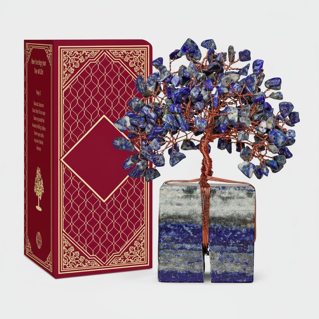 Healing Crystal Gemstone Tree Figurine Decoration