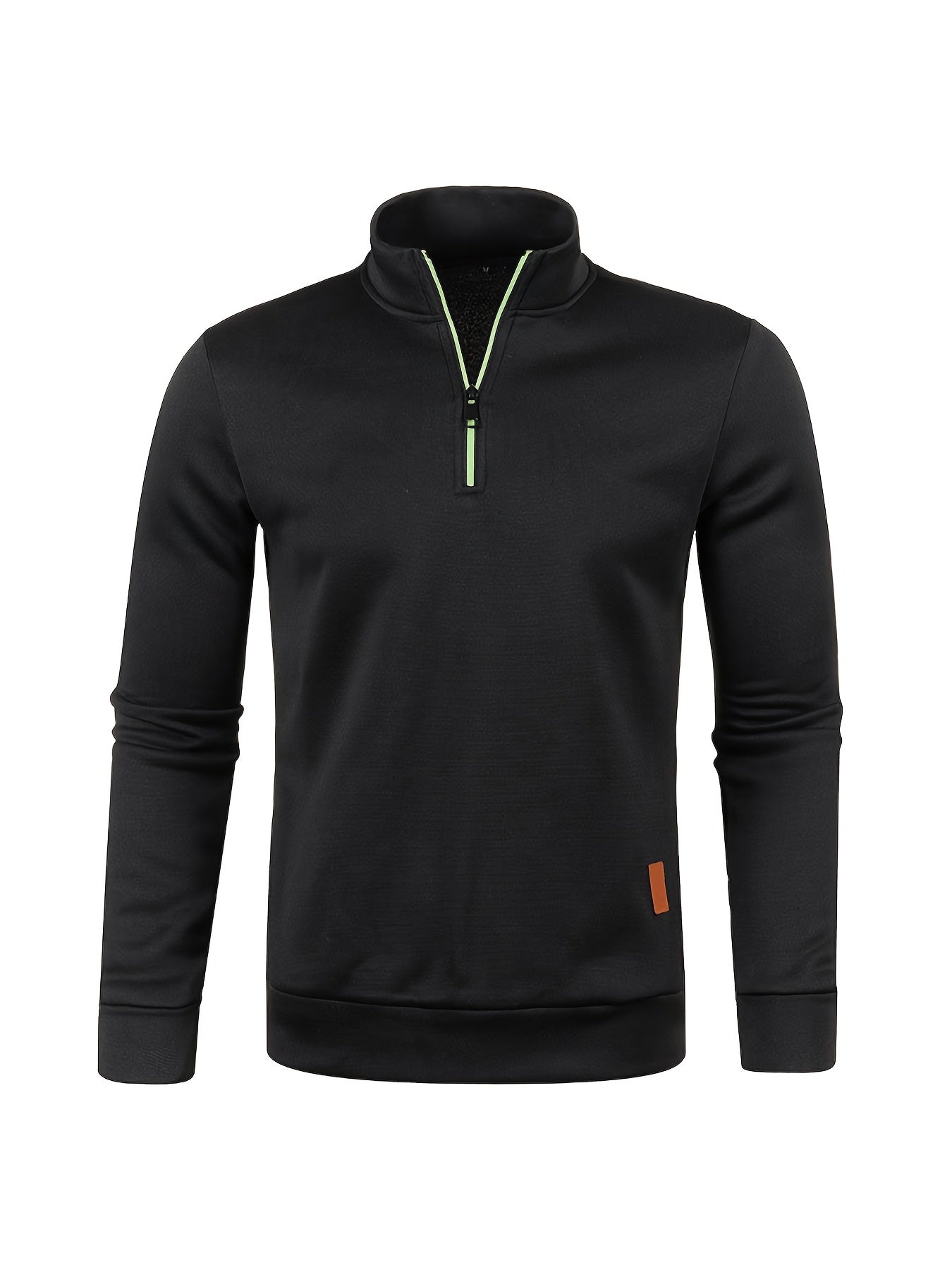 Classic Mens Winter Quarter Zip Sweater