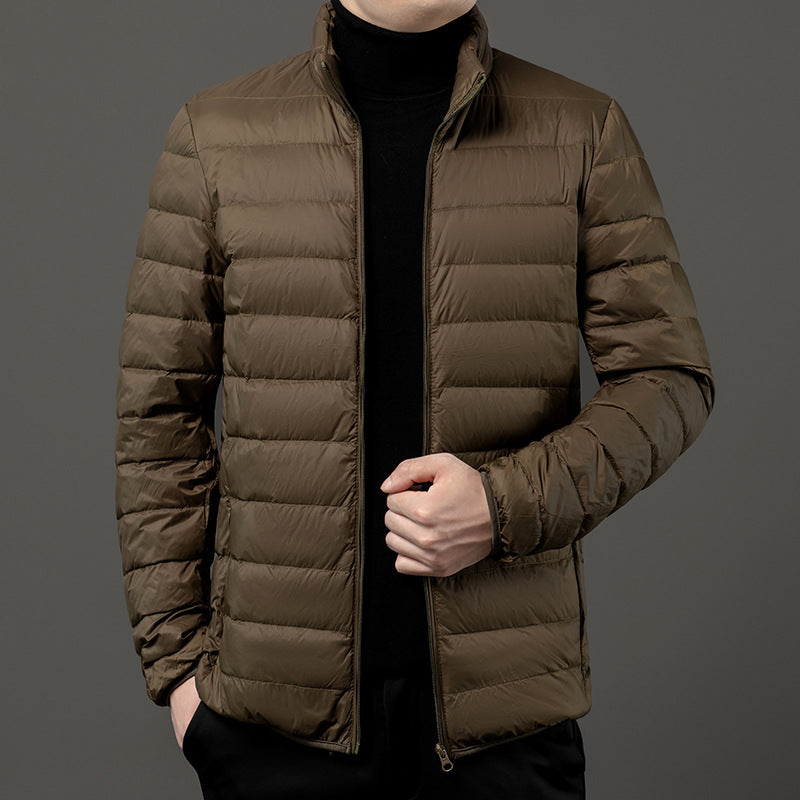Men's Thin Waterproof Down Puffer Jacket