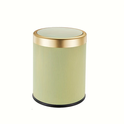 Premium Round Waste Basket | Touch-Top Kitchen Trash Can