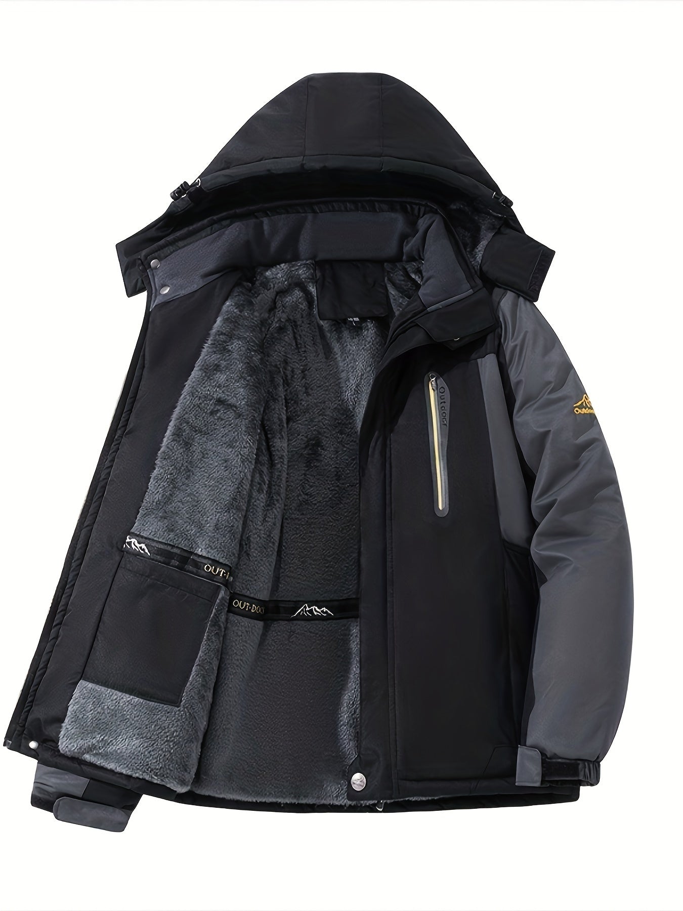 Cozy Insulated Fleece Men's Winter Coat - BritishElegance