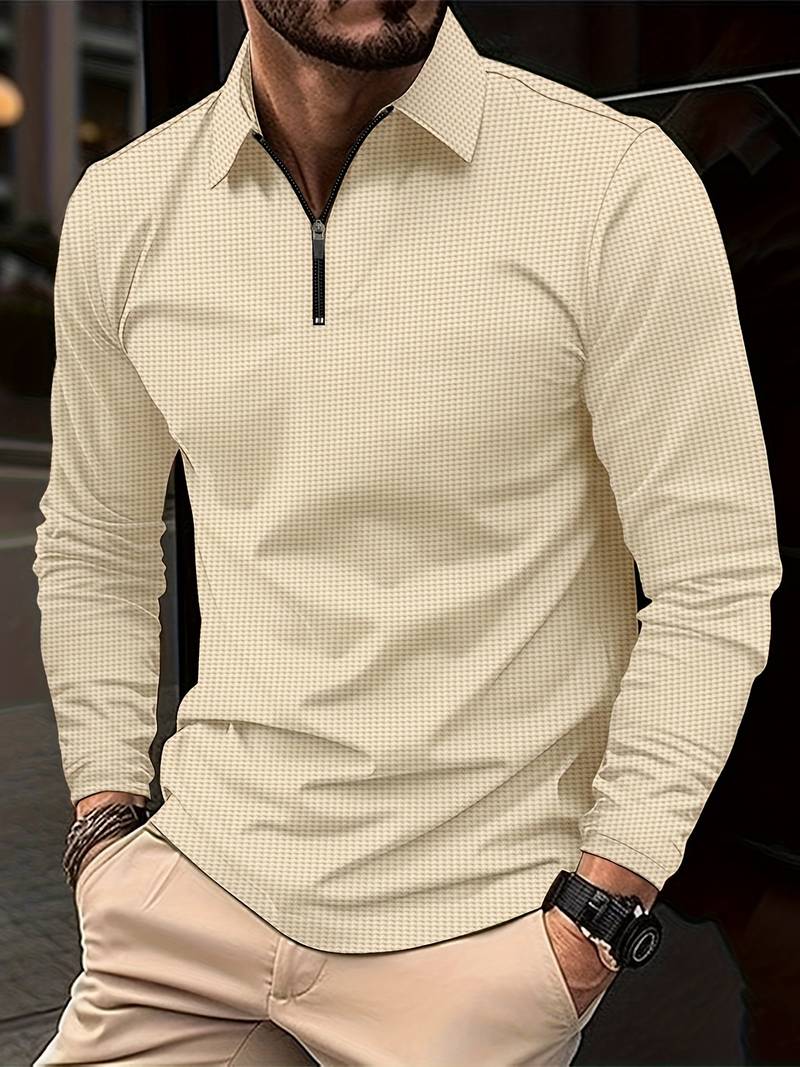 Men's Relaxed Fit Thermal Long Sleeve Shirt