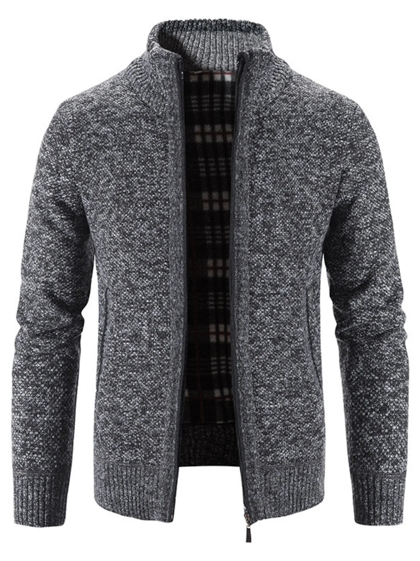 Big and Tall Mens Zipper Sweater