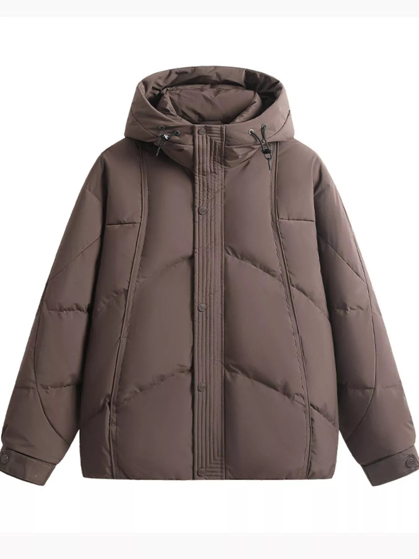 Large Mens Thick Warm Winter Puffer Coat
