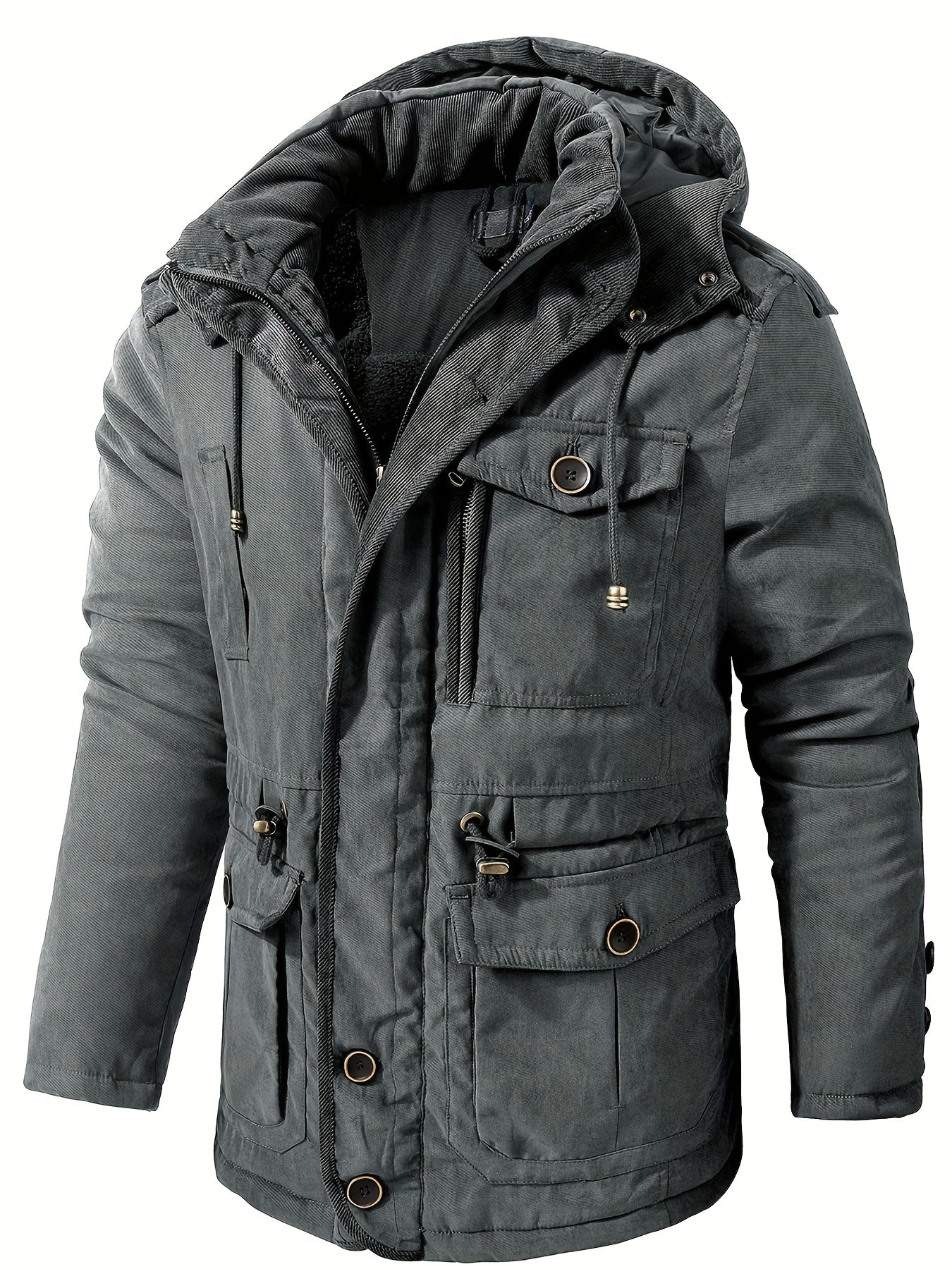 Warm Mens Waterproof Parka Jacket