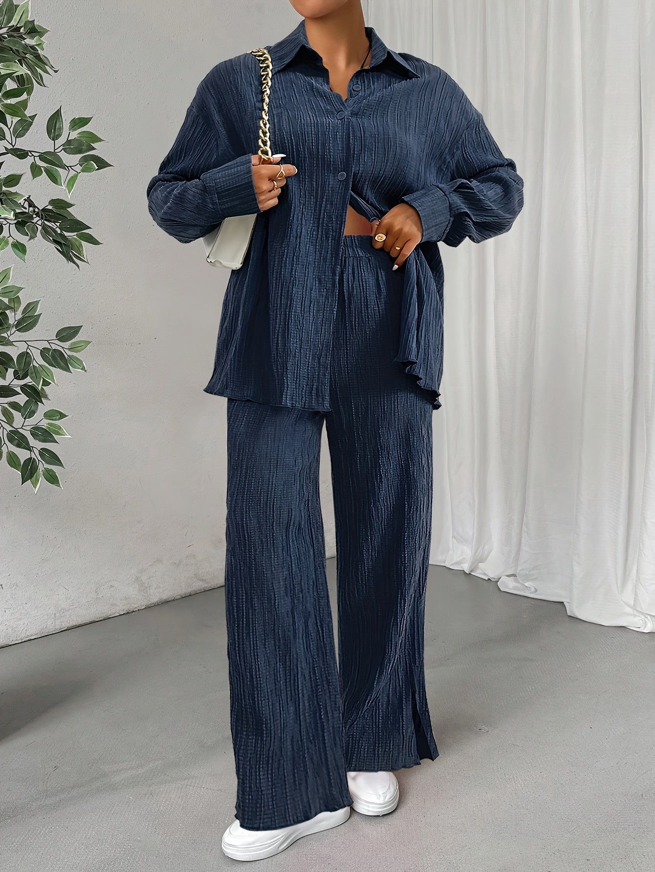 Comfy Women's Striped Running Suit for Everyday Wear - BritishElegance