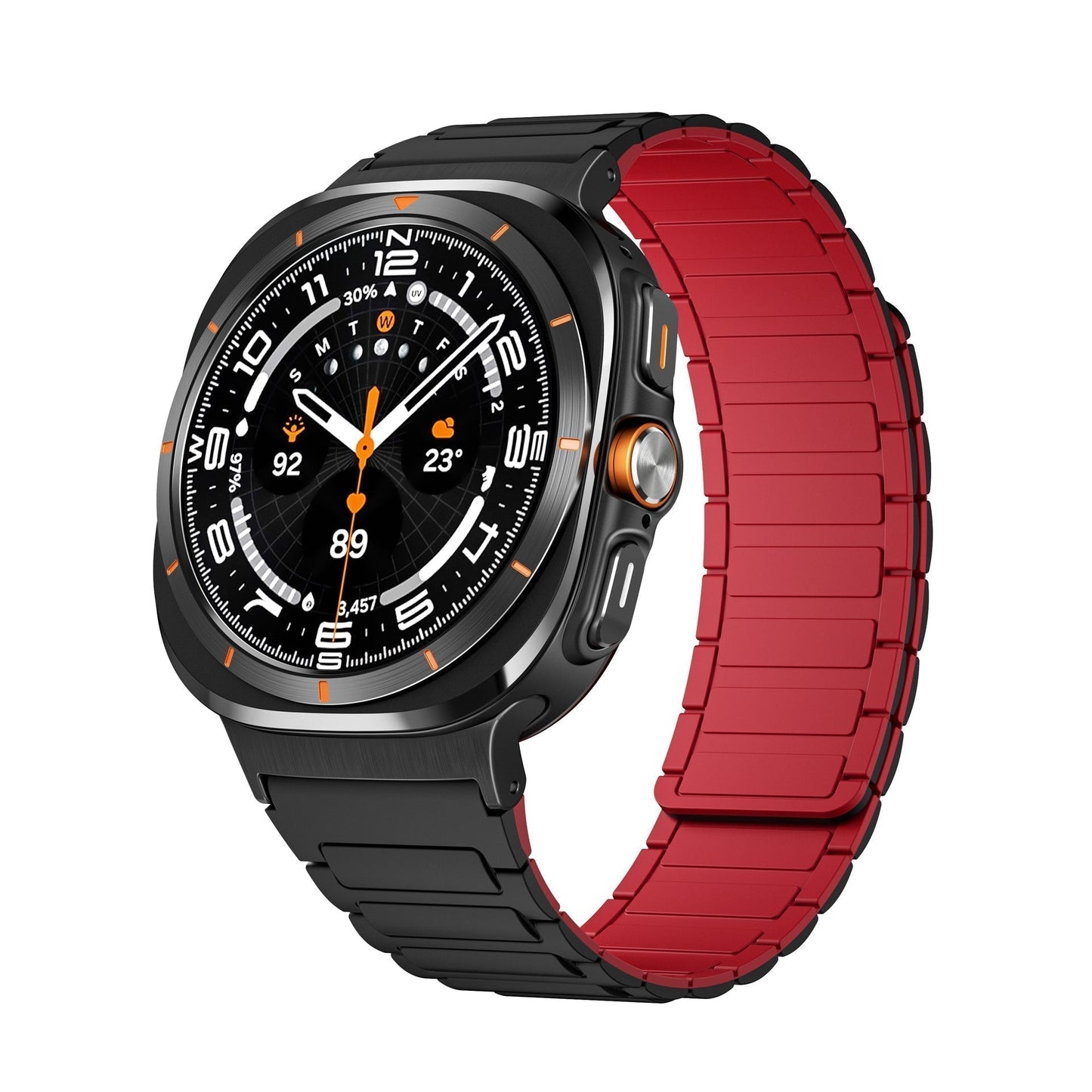 Flexible Magnetic Fitness Strap for Samsung Watch 7 Ultra