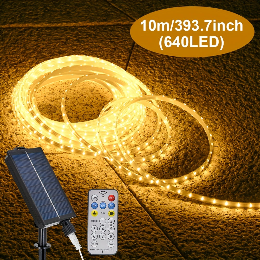 Colorful Solar String Lights | 320/640 LED Fairy Lights with 8 Modes