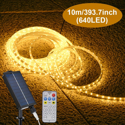 Colorful Solar String Lights | 320/640 LED Fairy Lights with 8 Modes