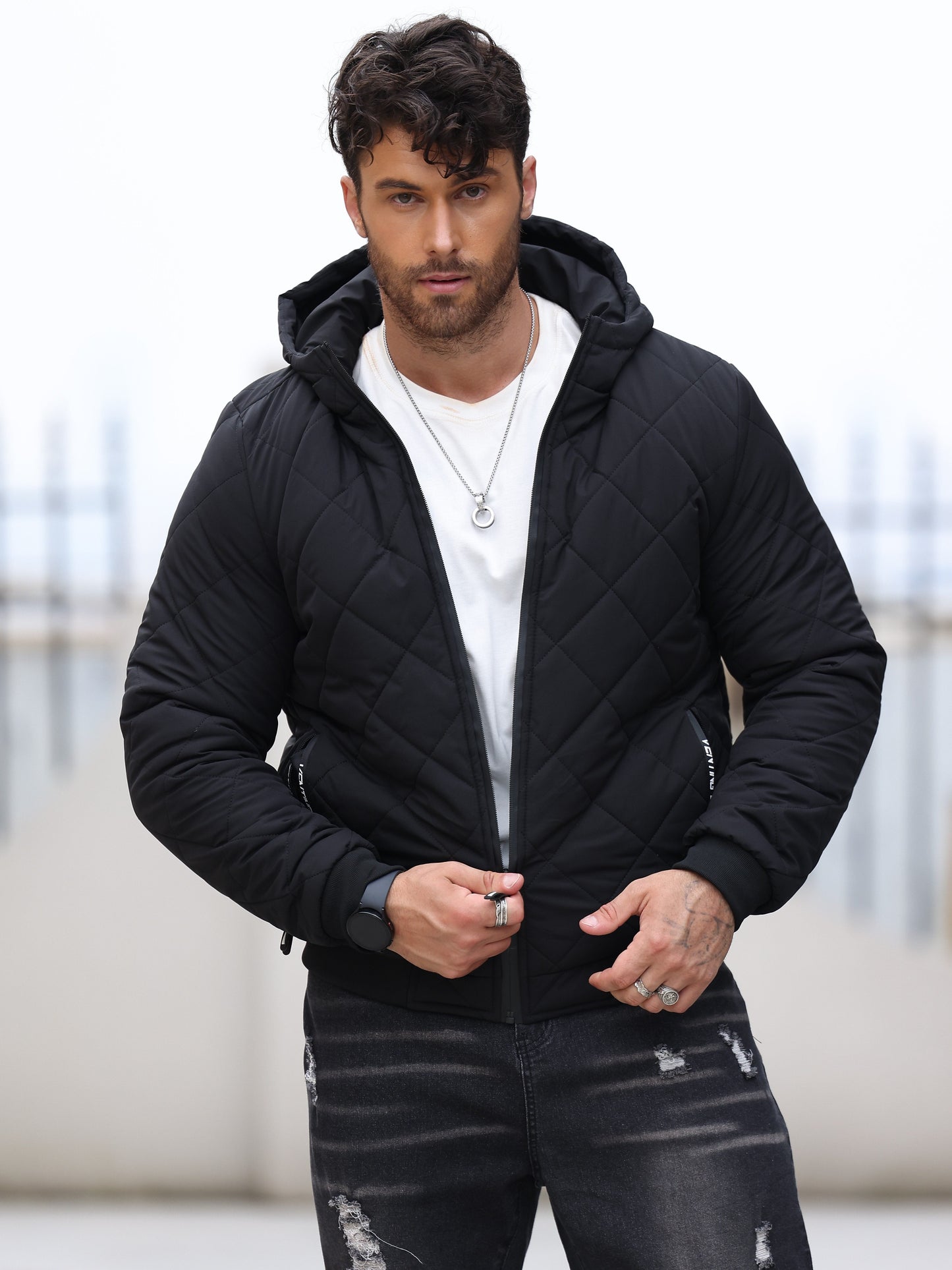 Cozy Lightweight Mens Winter Coat