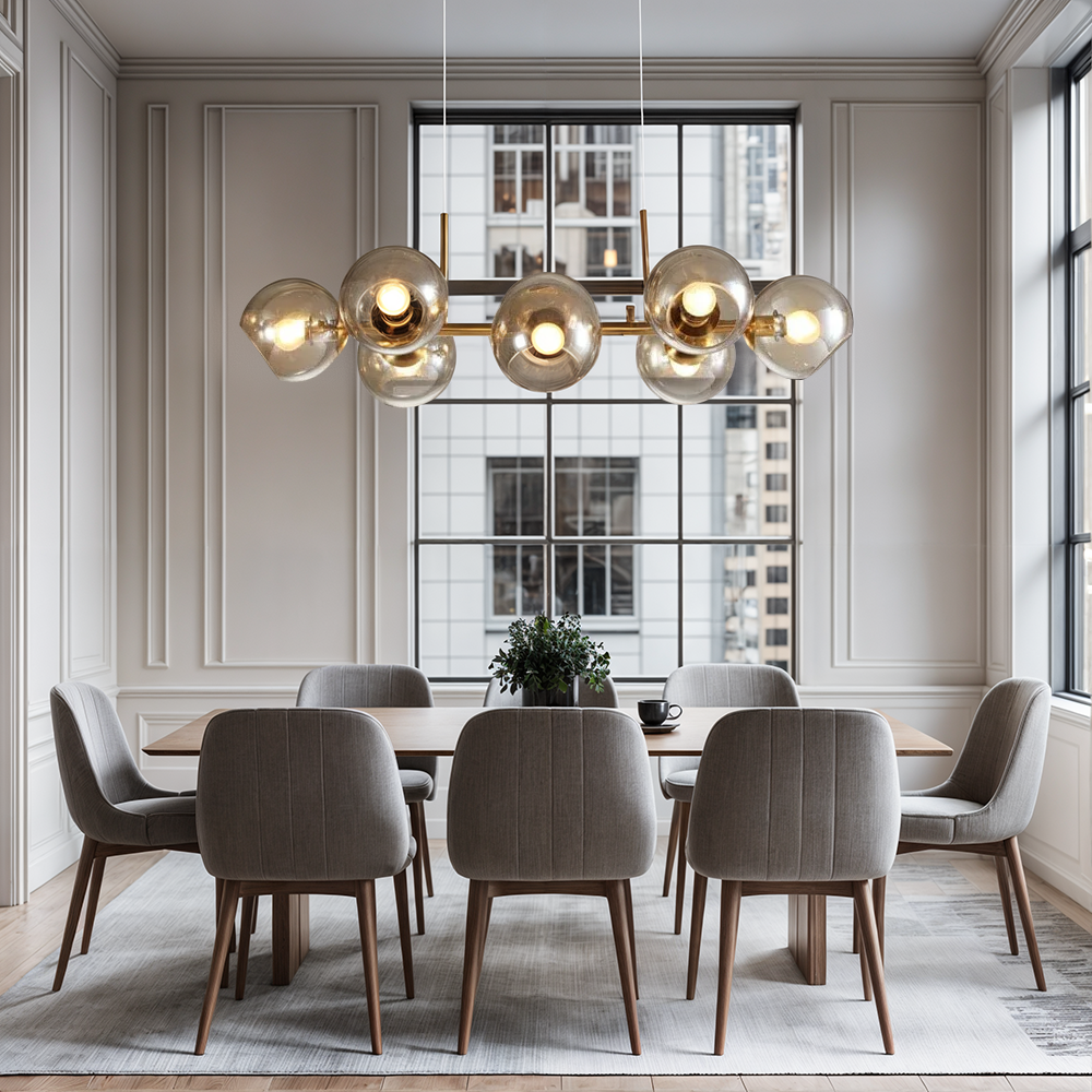 Luxurious Glass Ball Chandelier