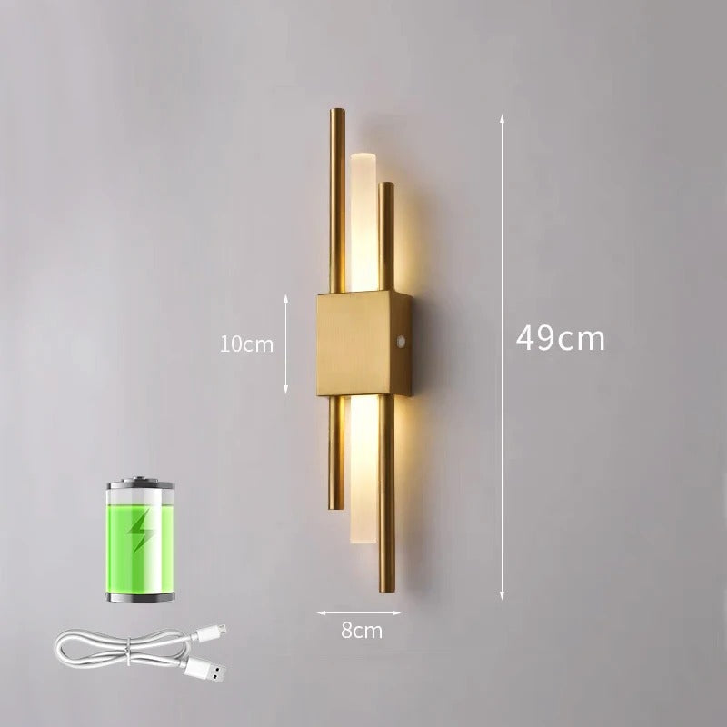 Bright Cordless LED Home Sconce