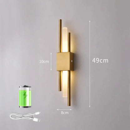 Bright Cordless LED Home Sconce