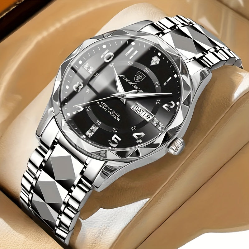 Rugged Mens Titanium Sports Watch with Chronograph