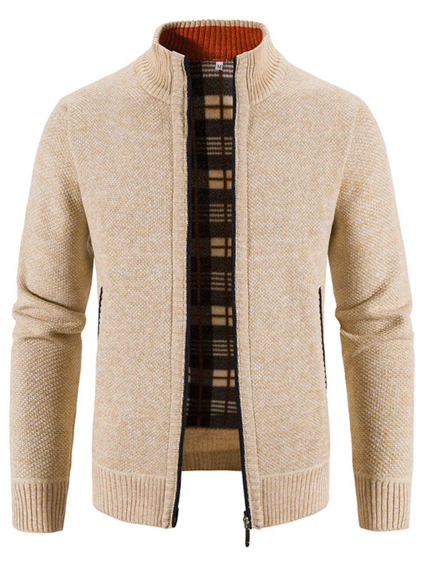 Big and Tall Mens Zipper Sweater