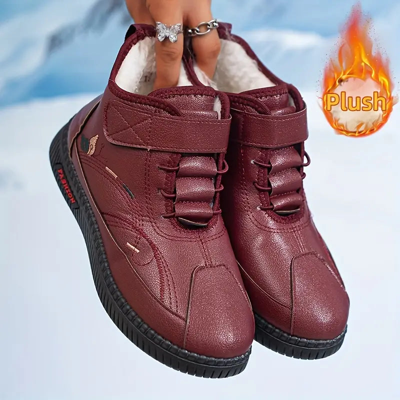 Cozy Waterproof Ankle Boots for Women - VogeLuxe
