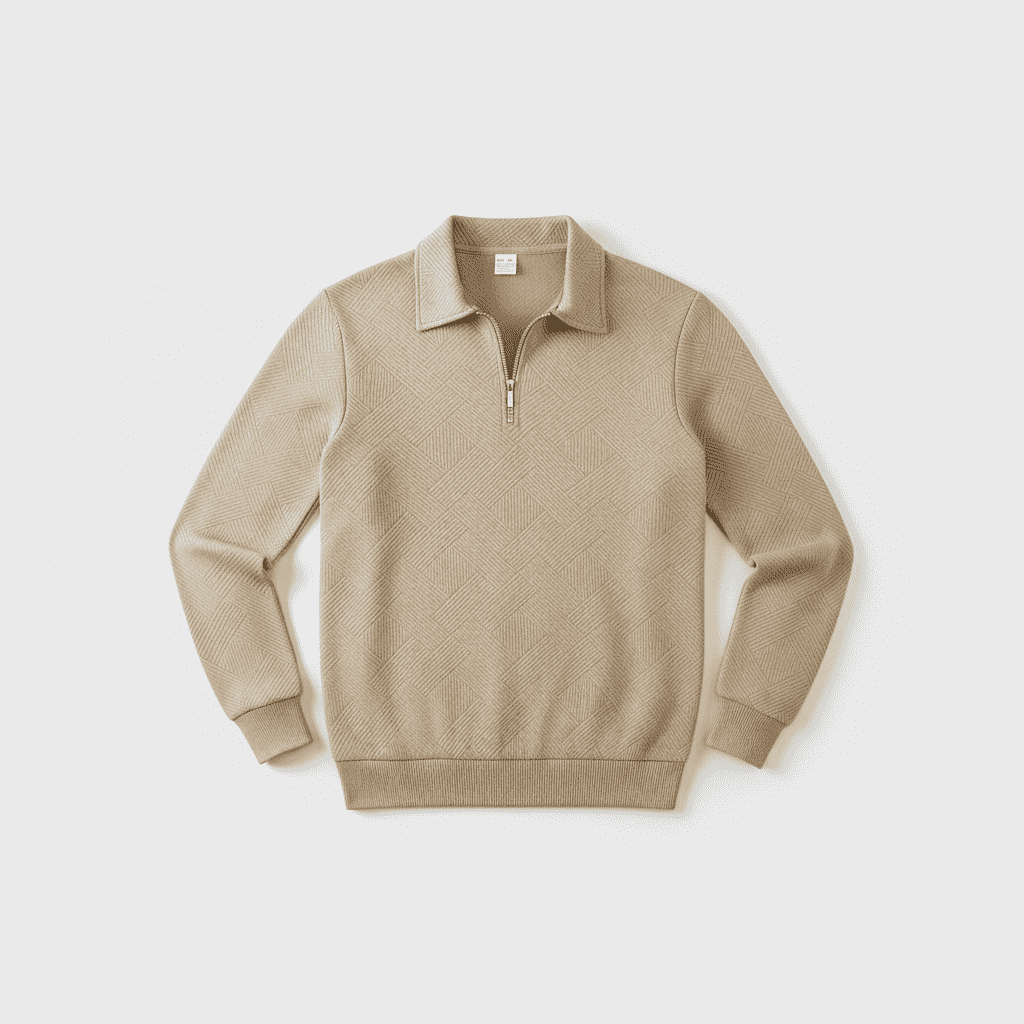 VogeLuxe | Men’s Cashmere Zipper Sweater