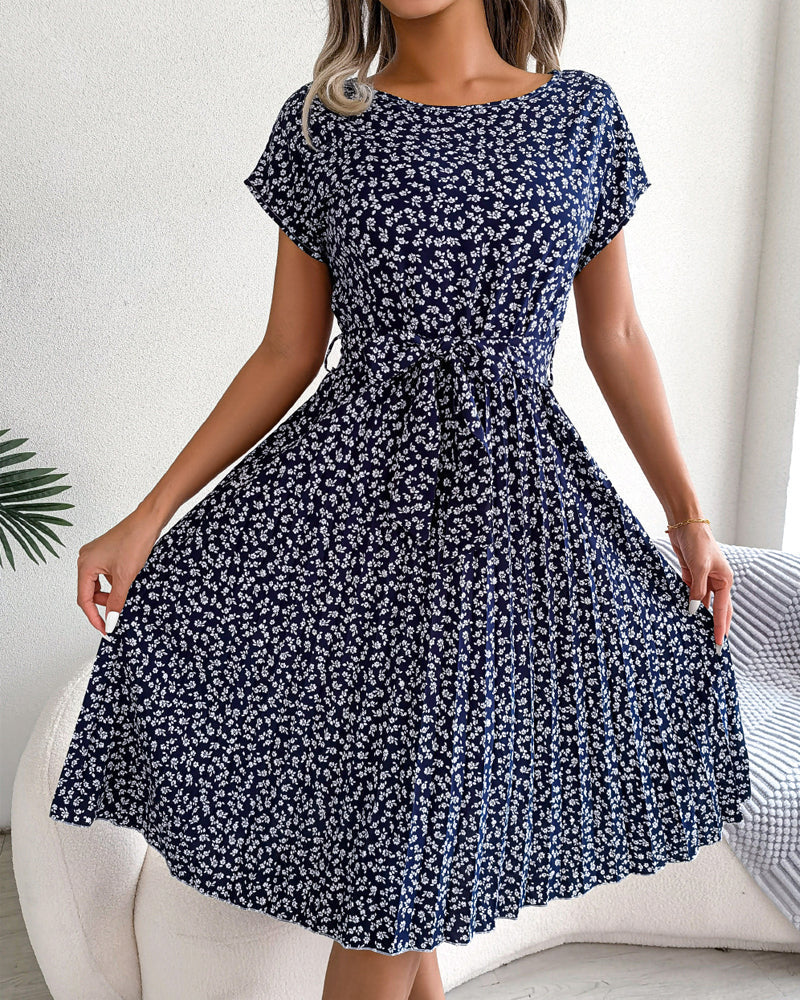 Lightweight Ladies Sundress with Neck Tie
