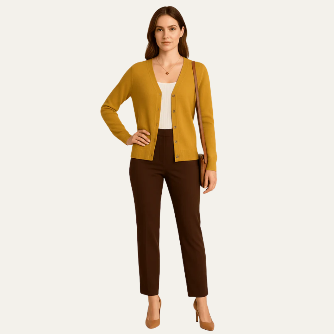 VogeLuxe | Women’s Classic Button-Front Cardigan